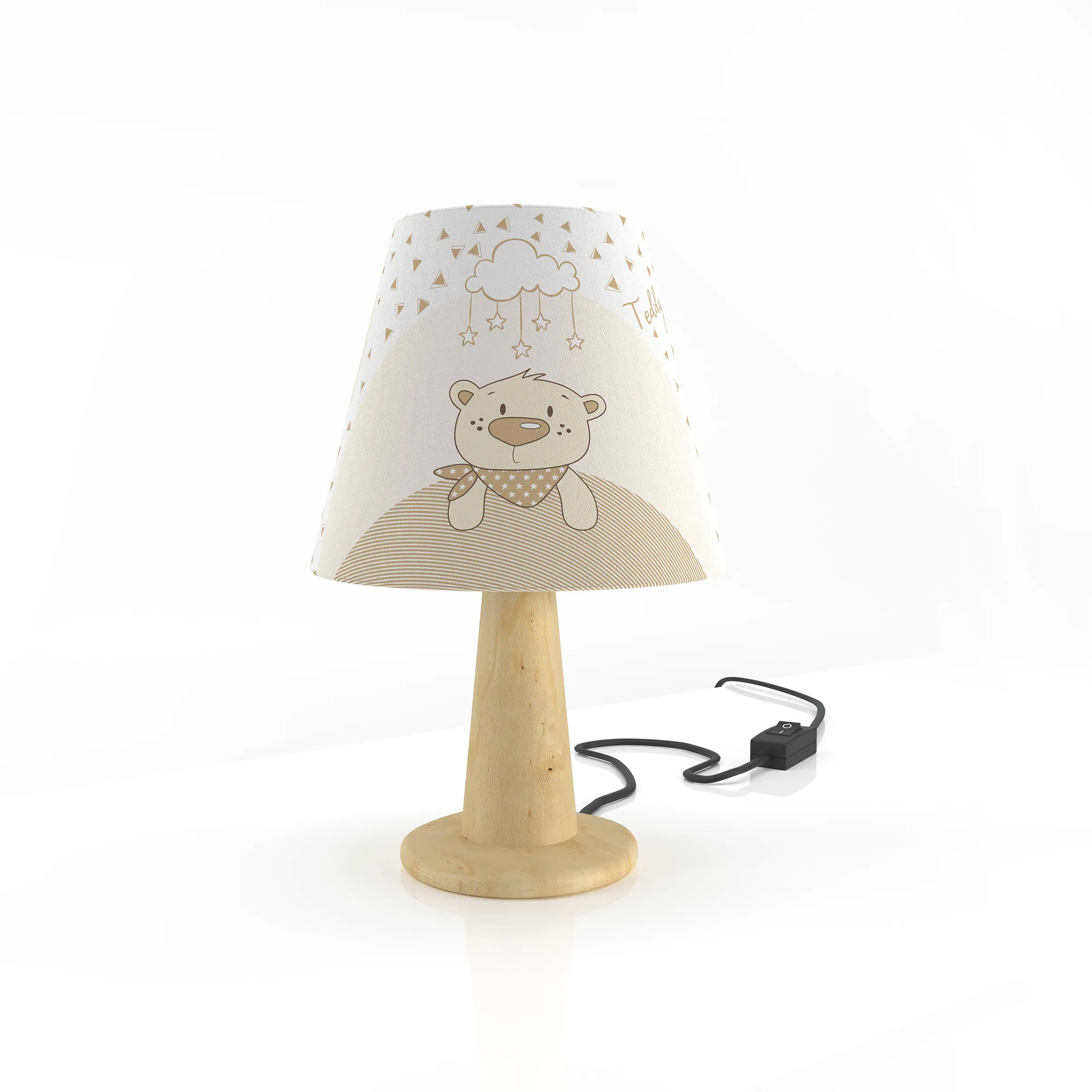 آباژور مخروطی Teddy Bear